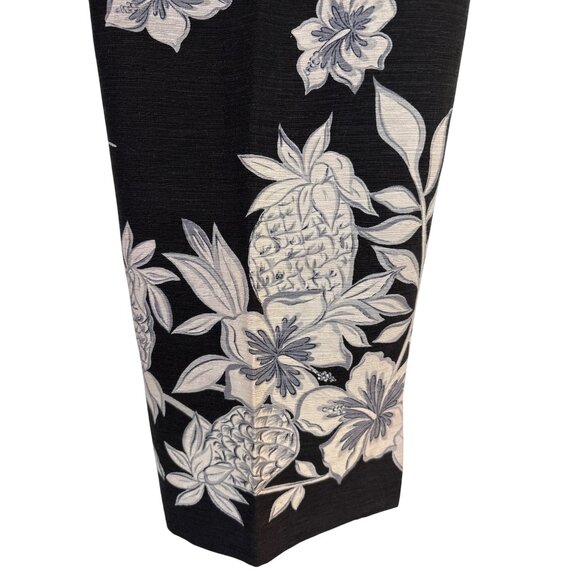 Tommy Bahama Women's‎ 100% Silk Pants Size 8 Lined Straight Leg Tropical Print - Picture 7 of 9